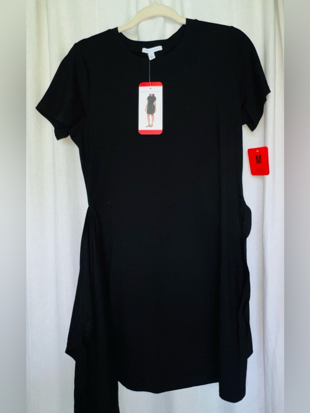 Threads 4 Thought Black Short Sleeve Mini Dress